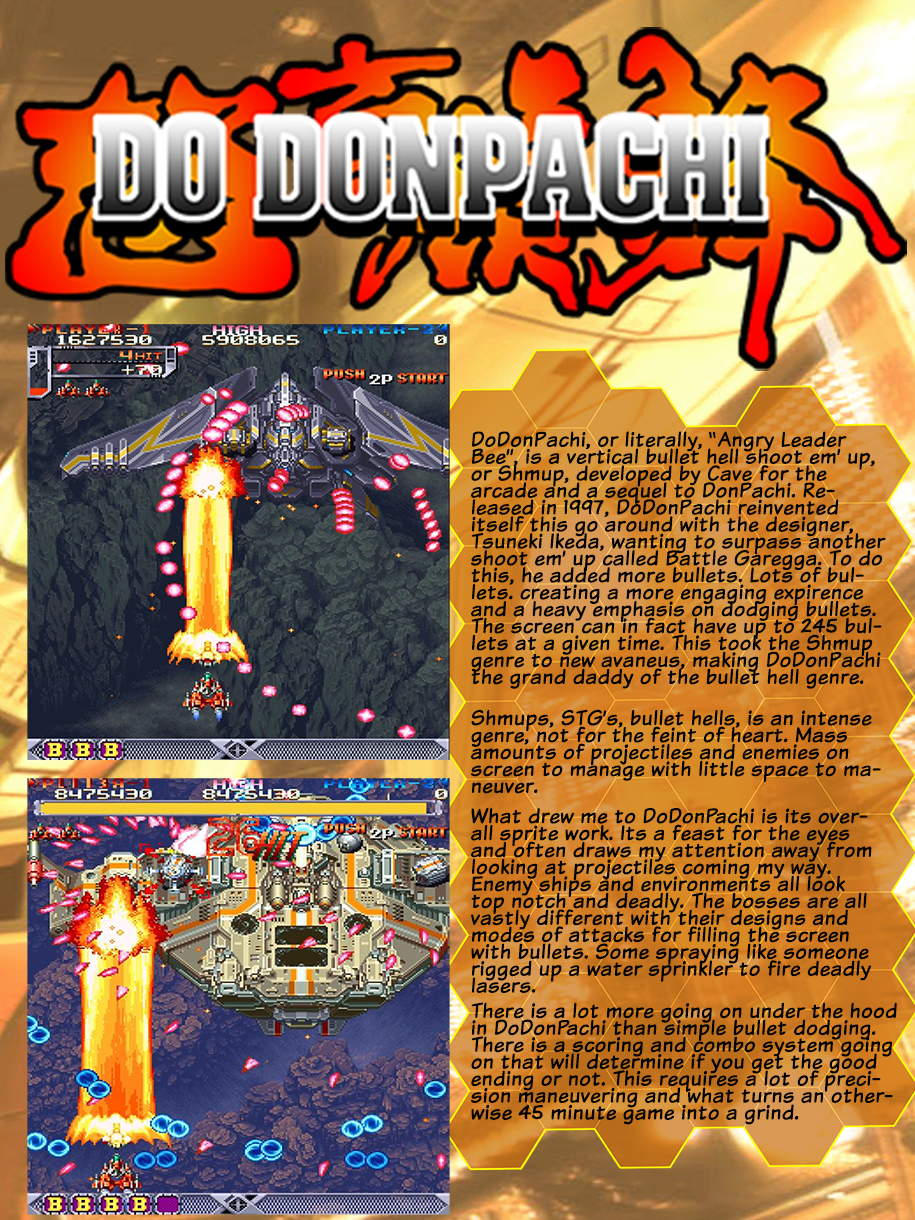 Review of DoDonPachi by Cave, a Shump for the Arcade. PhantomStation